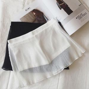 (134000035)메쉬 속치마 면나시 홈 언더 속바지 속치