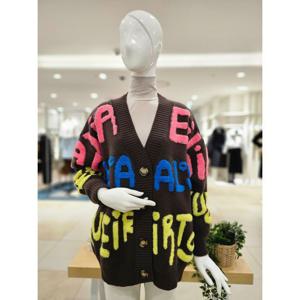 [포커스]MARIO포커스 입체 레터링 루즈핏 가디건 FW3K7KC03270