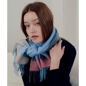 [루이까또즈(스카프)]마리프레이야 머플러 블루 2DMW817BU