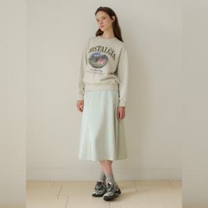 [올리브데올리브]사틴 A라인 리본 스커트 OE5AS857