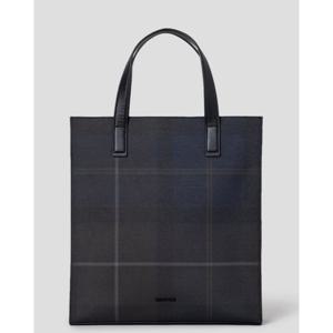 [빈폴] 커뮤터 체크 세로 토트백 - 네이비 BE59D2M16R