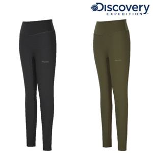 디스커버리 (DWLG92056) 2025 F W 여성 우븐 하이브리드 기모 레깅스