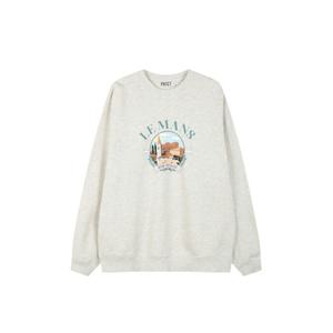 [프로젝트엠]여성 PRJCT 테리 그래픽 오버핏 맨투맨 EPF4TR2701