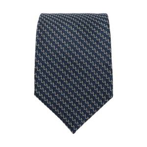 [에스티듀퐁(셔츠)]실크 기하학 패턴 순금사 넥타이 (TE5FM61KA016TMI)