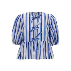 가니 블라우스 F9184695 Light Blue