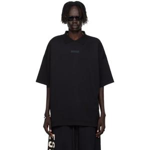 26 SS 피어오브갓 남성 블랙 90s 핏 피케 폴로 셔츠 252161M212002