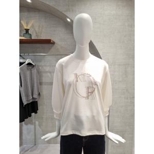 페이지플린  (F5CTS003) 라운드넥 자수 7부 티셔츠