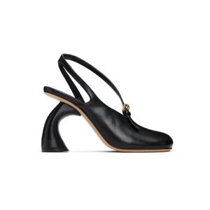 드리스반노튼 힐 블랙 컷아웃 힐 252358F122003