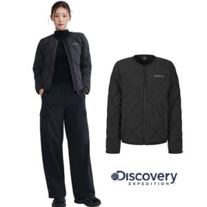 디스커버리 2025FW 겨울  여성 디하스 U넥 튜브 다운 경량패딩