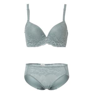 [비비안] 트윙클 쿠셔닝 DE컵 볼륨업브라 햄팬티 세트 BR1980Q BP1980P