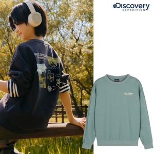 디스커버리 키즈 [택가 69,000] DKTR18054 아웃도어 그래픽 맨투맨