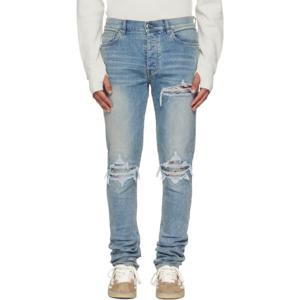 아미리 청바지 블루 크레인 MX1 데님 진 252886M186052