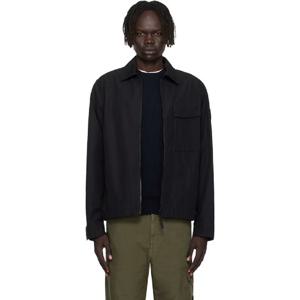 스톤아일랜드 재킷 블랙 1200018 코튼 캔버스 재킷 252828M192010