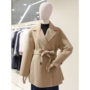 SOUP 숲 벨티드 울혼방 하프 코트 (SBAHC30)