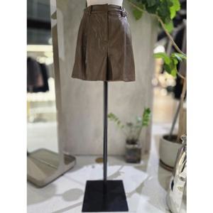 [ZOOC] 페이크 레더 턱 쇼츠 (Z253MSA001)