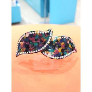 로뎀 세이브존05 프랑스 스와로브스키 나뭇잎 자동핀(멀티그린)0 RRDB24020094