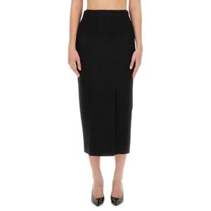 모스키노 롱 스커트 01155533 8555 Black