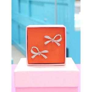 로뎀 세이브존05 Elegance 리본 은침 귀걸이2 RDD24030109