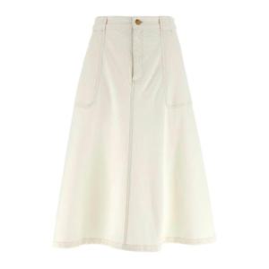 아페쎄 롱 스커트 COGZVF06410AAC WHITE