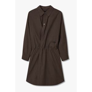 [보브] 코튼 블렌드 랩 스타일 셔츠 원피스 (7115337701)