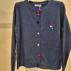 라티움 HC34 부드러운 단추포인트 짧은숏 니트가디건 T2533cd04