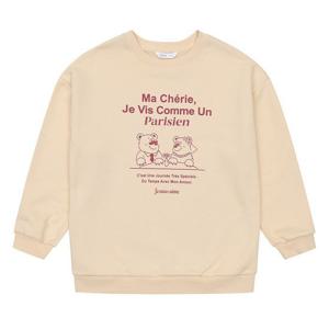 [소이]여아 일러스트 맨투맨 티셔츠 21W0482_YE