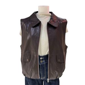 [에이지도르]인조 가죽 조끼 ALFIAUE243