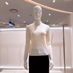 [비지트인뉴욕] 반목 주름 긴팔 니트 VBALK67