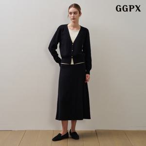 GGPX 레이어드 니트 A라인 스커트 셋업 (GPCOW030D)