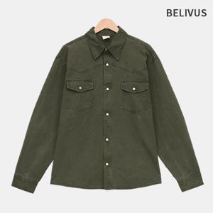 빌리버스 남성 셔츠 아우터 자켓 간절기 루즈핏 워싱 빈티지 카고 남방 출근룩 BLS037