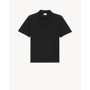 생로랑 반팔 티셔츠 841679Y75YW1000 BLACK