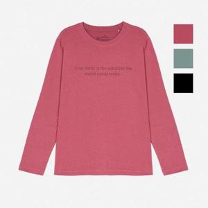 뱅뱅 HC07 여성 레터링 프린팅 긴팔티 NTL705