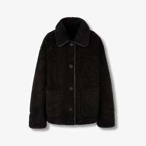 톰보이  오버사이즈 시어링 신세틱 무스탕 (9175461983)