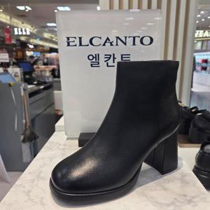 엘칸토 HC06 여성 8cm 가보시 앵클부츠. LCWA64U54C