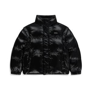 [내셔널지오그래픽키즈]K254UPD920 글로시 2WAY 패딩 점퍼 CARBON BLACK