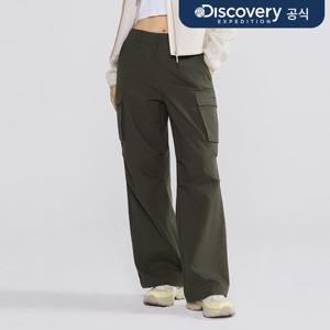 [디스커버리] 여성 기모 파라슈트 카고팬츠 (D.Khaki)  DWPT96056-DKS
