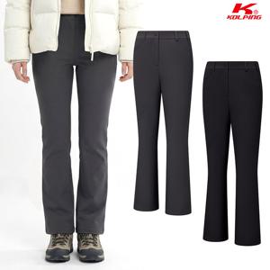 콜핑 여성 겨울 트리코트 본딩 부츠컷 등산 바지 KSC953SP8W