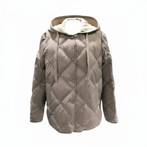 [엠씨]후드니트 오리털패딩 M54D050