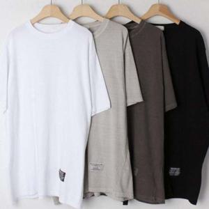 의류 305O289S 빅사이즈 여성큰옷 라운드 라벨 반팔티