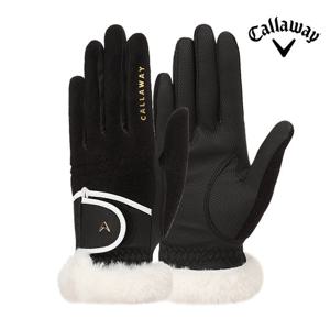 캘러웨이 윈터 글로리 여성용 양손 방한 합피장갑 블랙