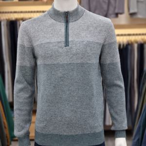 [크로커다일남성]피에르가르뎅 니트 조직물 반집업PPKR330344_SH