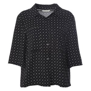 [안지크]패턴포켓박시블라우스 AJ2BL5250