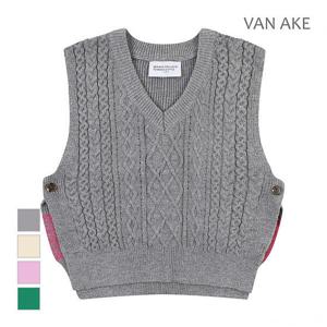 [반에이크][반에이크] 꽈배기패턴 니트베스트_VB3ZKVUV01Z (P003
