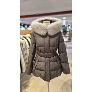 숲  벨티드 폭스퍼 구스다운 패딩 (SBBDO34)