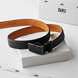 [닥스핸드백] 블랙 프리미엄 유럽 수입가죽 자동벨트 DBBE6E374BK