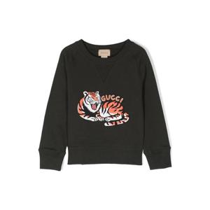 23SS 구찌 키즈 칠드런 코튼 타이거 맨투맨(블랙) 711682 XJEZZ 1073