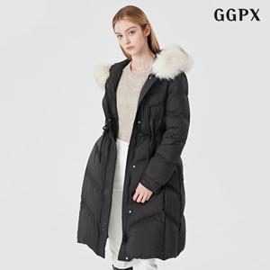 GGPX 클래식 퍼 스트링 프리미엄 긴팔 롱 패딩 점퍼 (GODJJ007D)