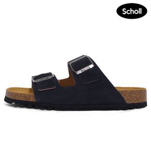 숄 코르크 투 스트랩 샌들 네이비 슬리퍼 (HH44K1C11R)