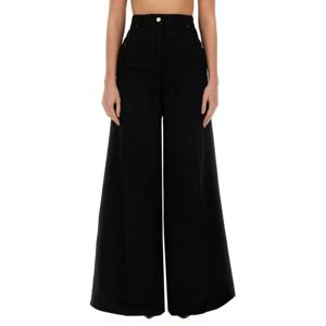 니나리찌 스트레이트 팬츠 24ADPA023CO1083 BLACK