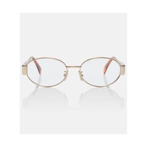 셀린느 Metal Triomphe 라운드 안경 P01067247